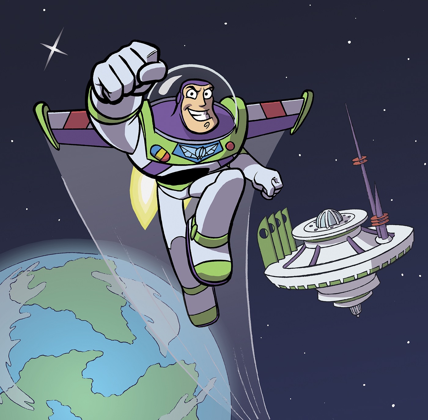 Buzz Lightyear of Star Command fan-art on Behance
