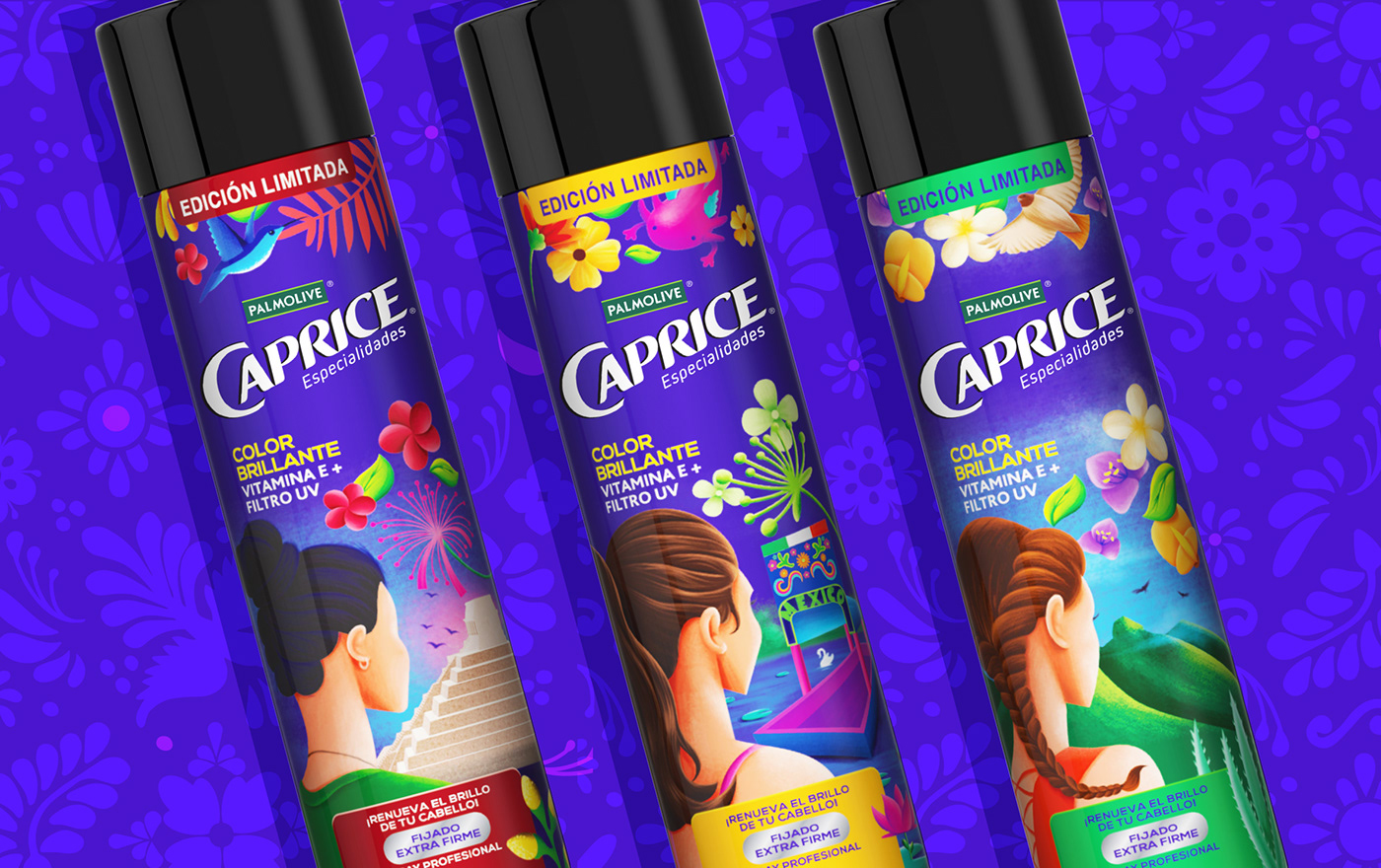 caprice empaque mexico Packaging packagingdesign Palmolive shampoo special edition