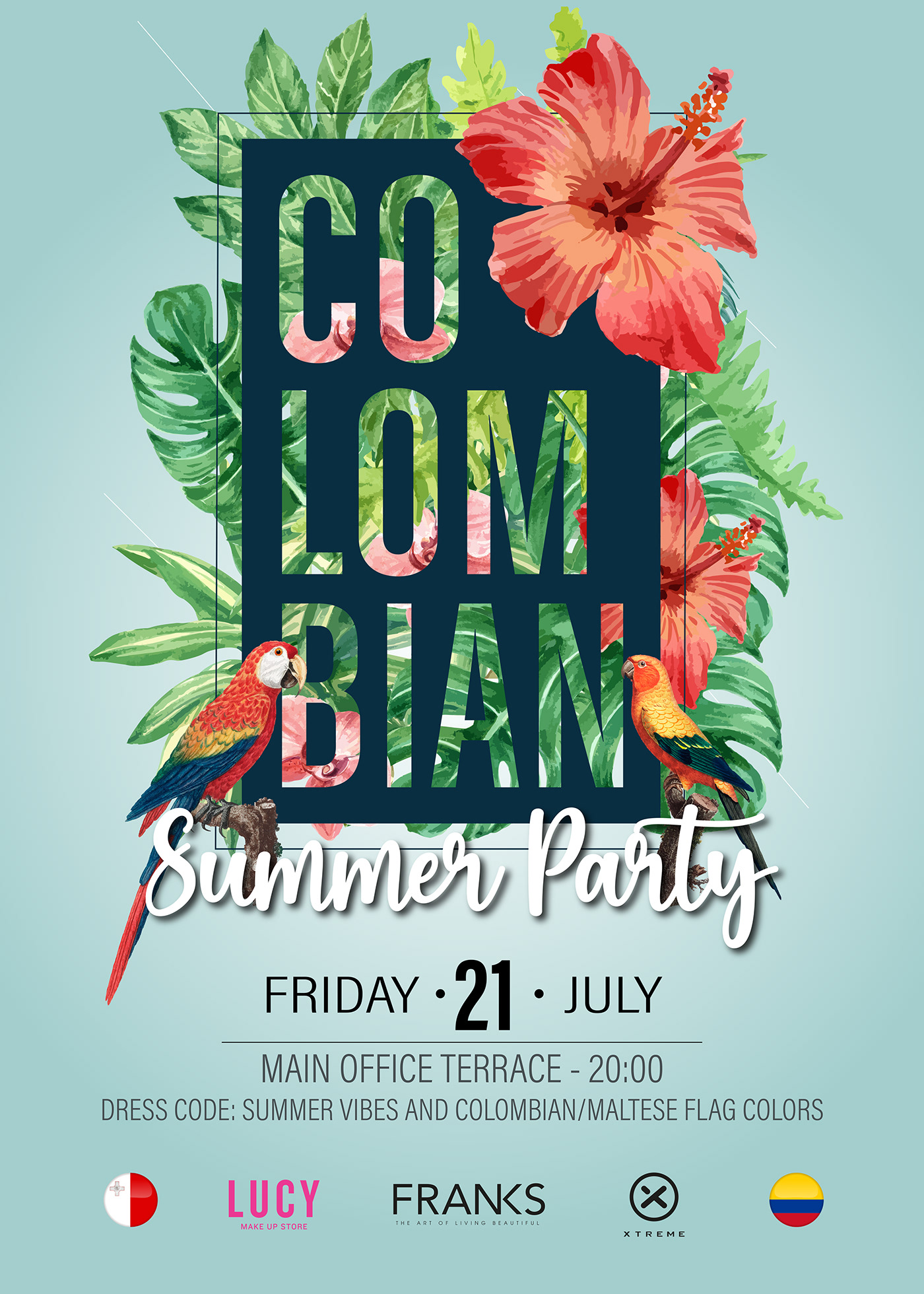 Social media post adobe illustrator Advertising  Graphic Designer summertime vector Poster Design Flyer Design