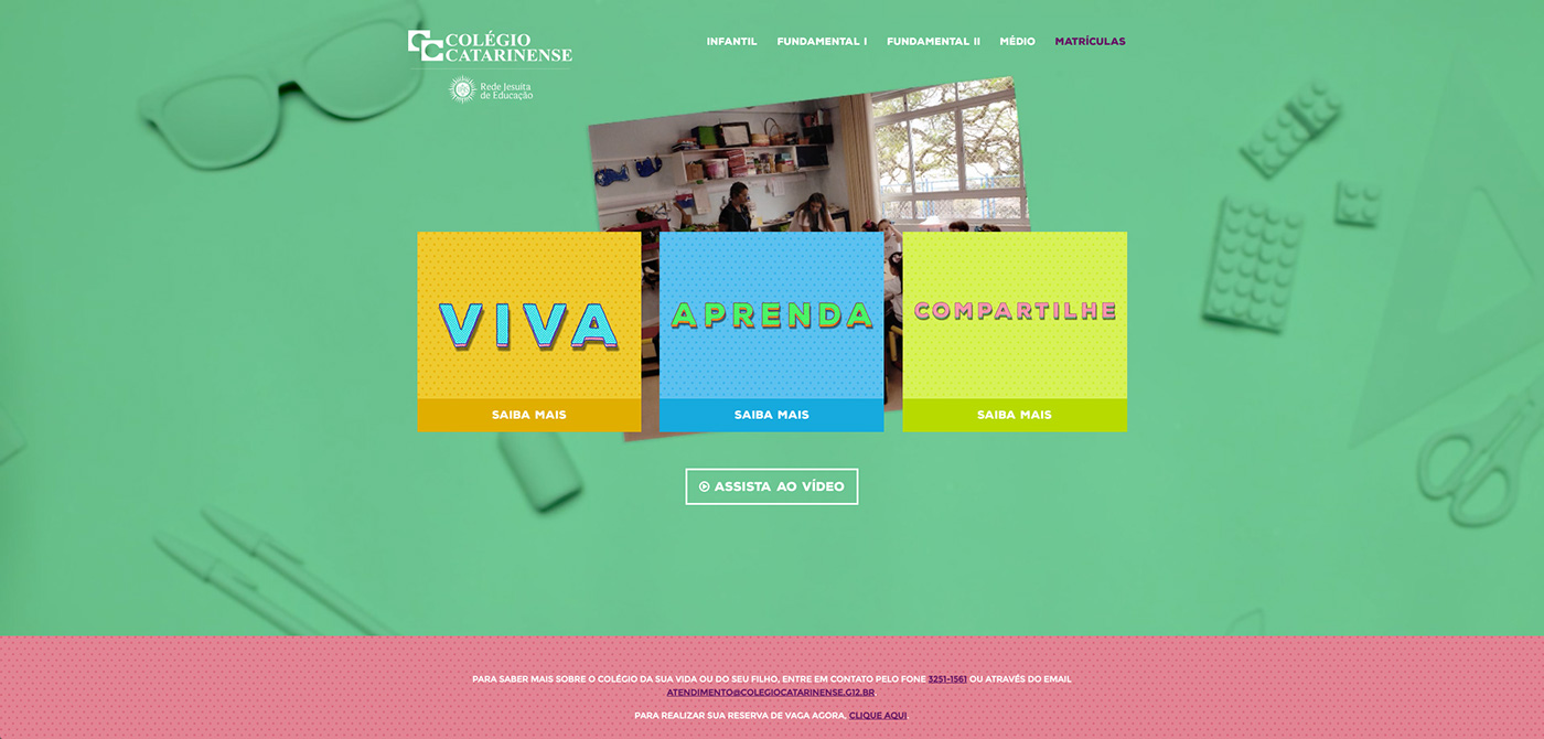 Website Web Responsive school design web development  Web Design  colors
