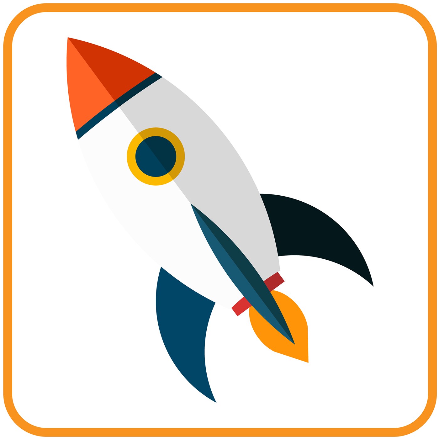 logo rocket roket ai illistrator