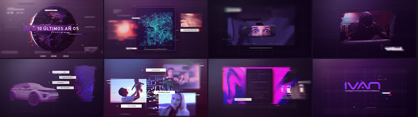 motion design art direction  concept art motion boards styleframes animation  chile Santiago Vehicle safety