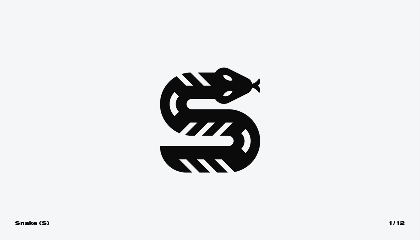 s letter snake logo design designer brand identity branding cfowlerdesign connor fowler uk