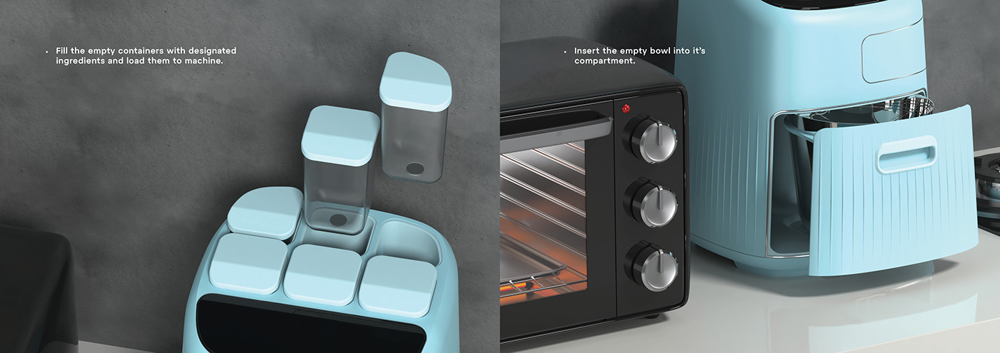 industrial design  concept design kitchen design baking consumer durables CMF Design Capstone project consumer electronics home appliance UX design