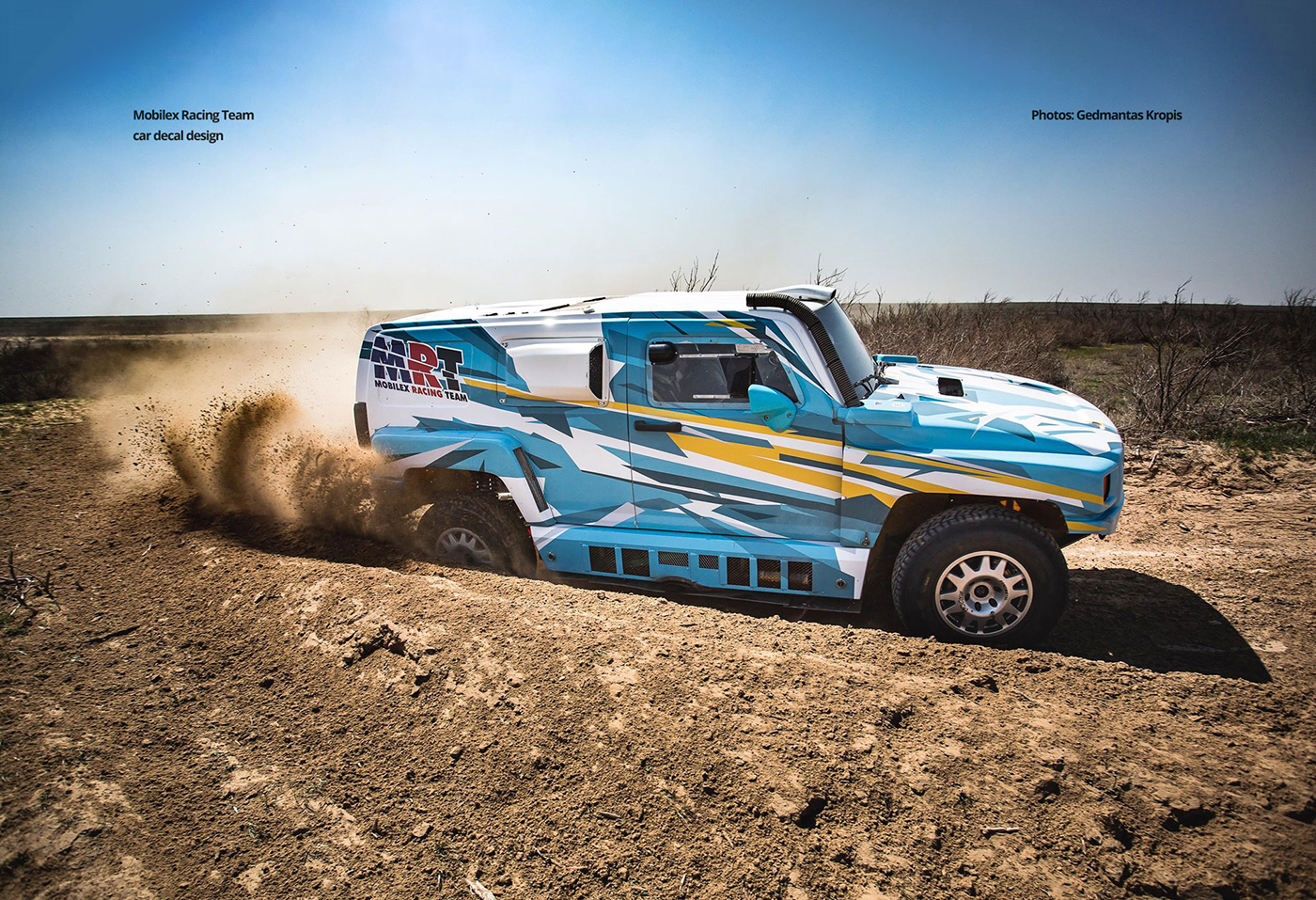 car decal rally Offroad futuristic hummer jeep kazakhstan MobileX Racing