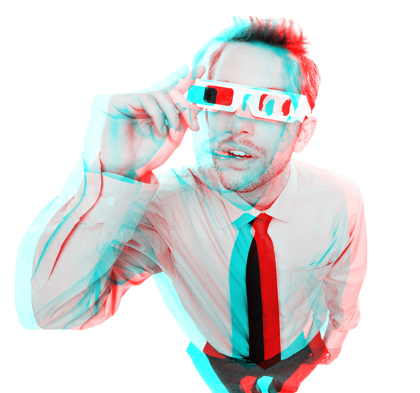photoshop photoshop effects action effect 3D MOVIE anaglyph 3D glasses layer effects