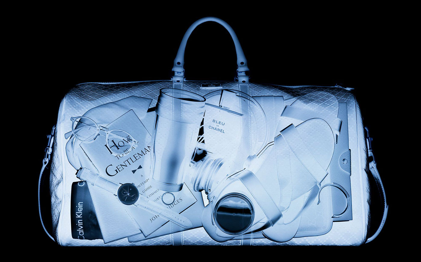 accessories xray bag product Photography  still life daniellindh Watches Travel