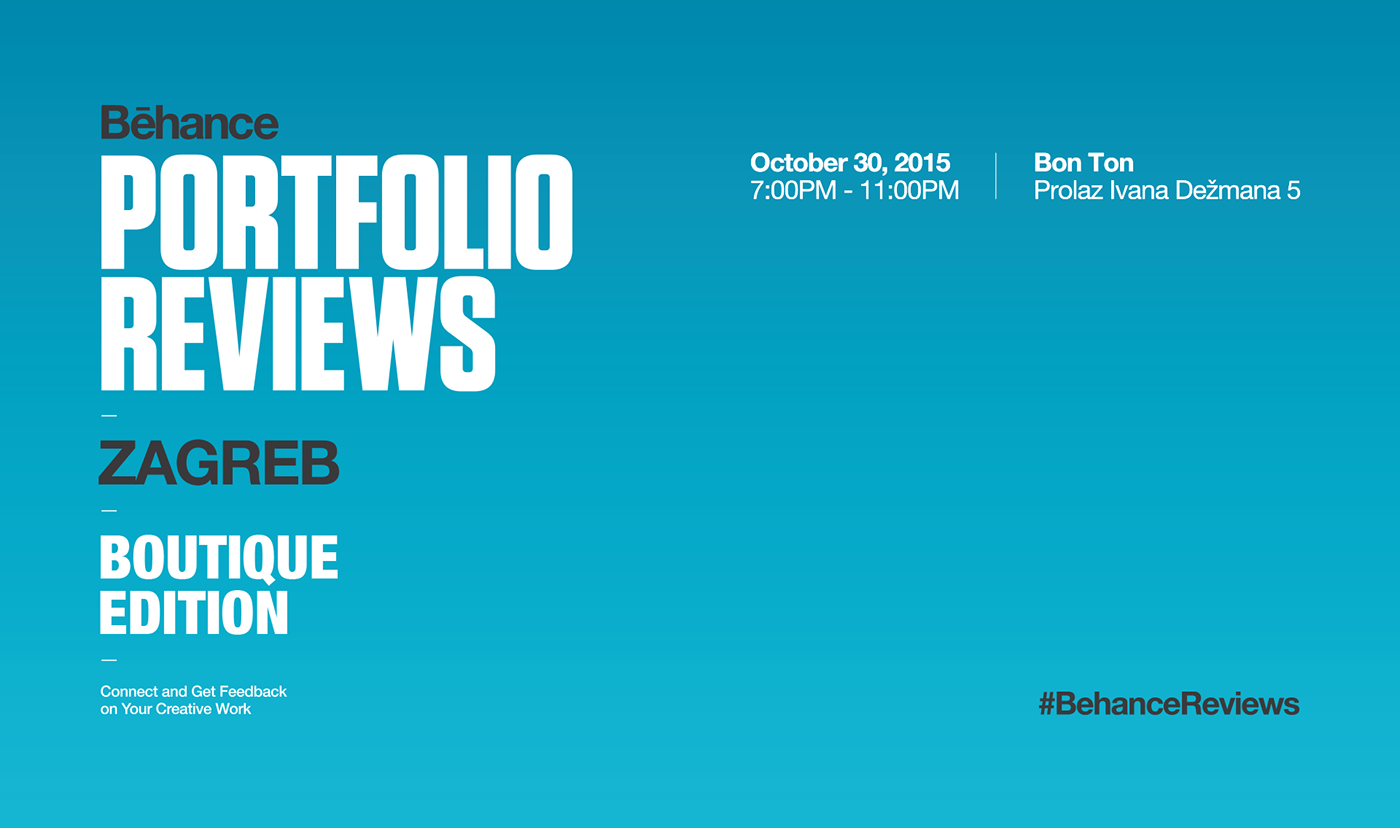 behance portfolio review graphic Behance portfolio reviews #behancereviews Zagreb Croatia week 8 Bon Ton agency