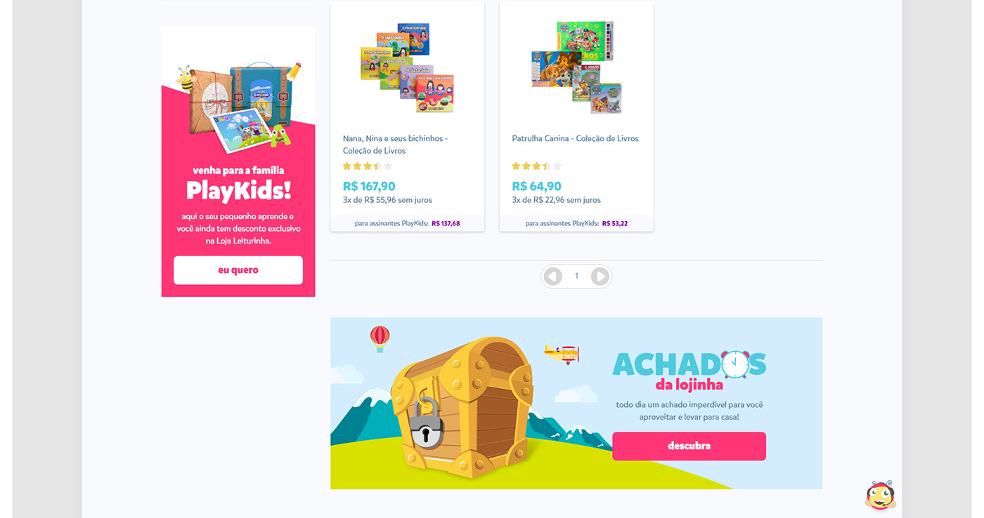 e-commerce kids redesign store
