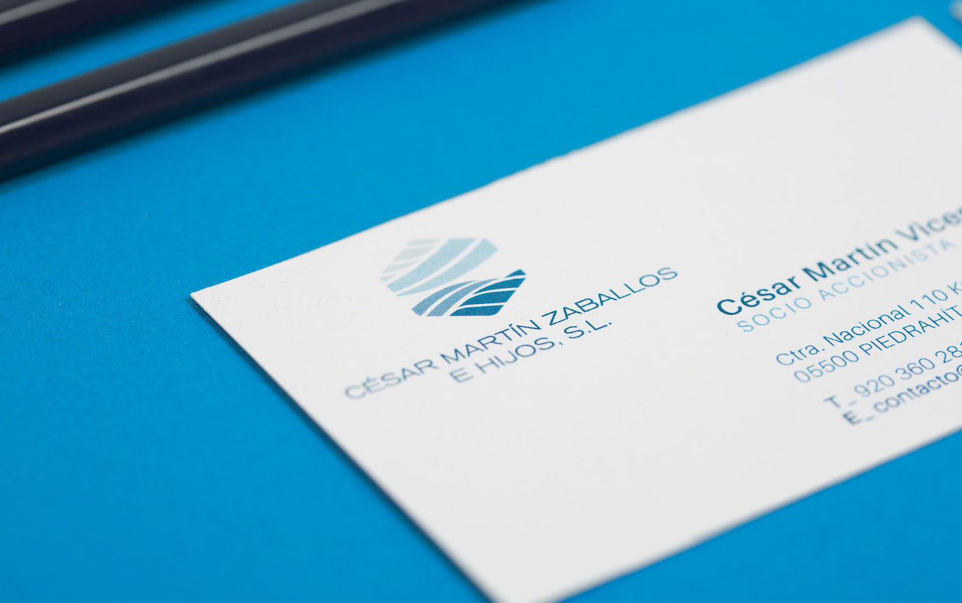 logo branding  RESTYLING Logotype simple blue Stationery