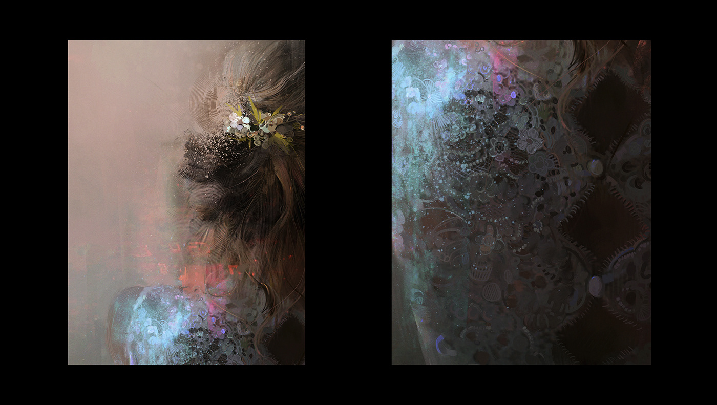 art digitalpainting woman dress colors conceptart portraits portraitspainting brushes mood