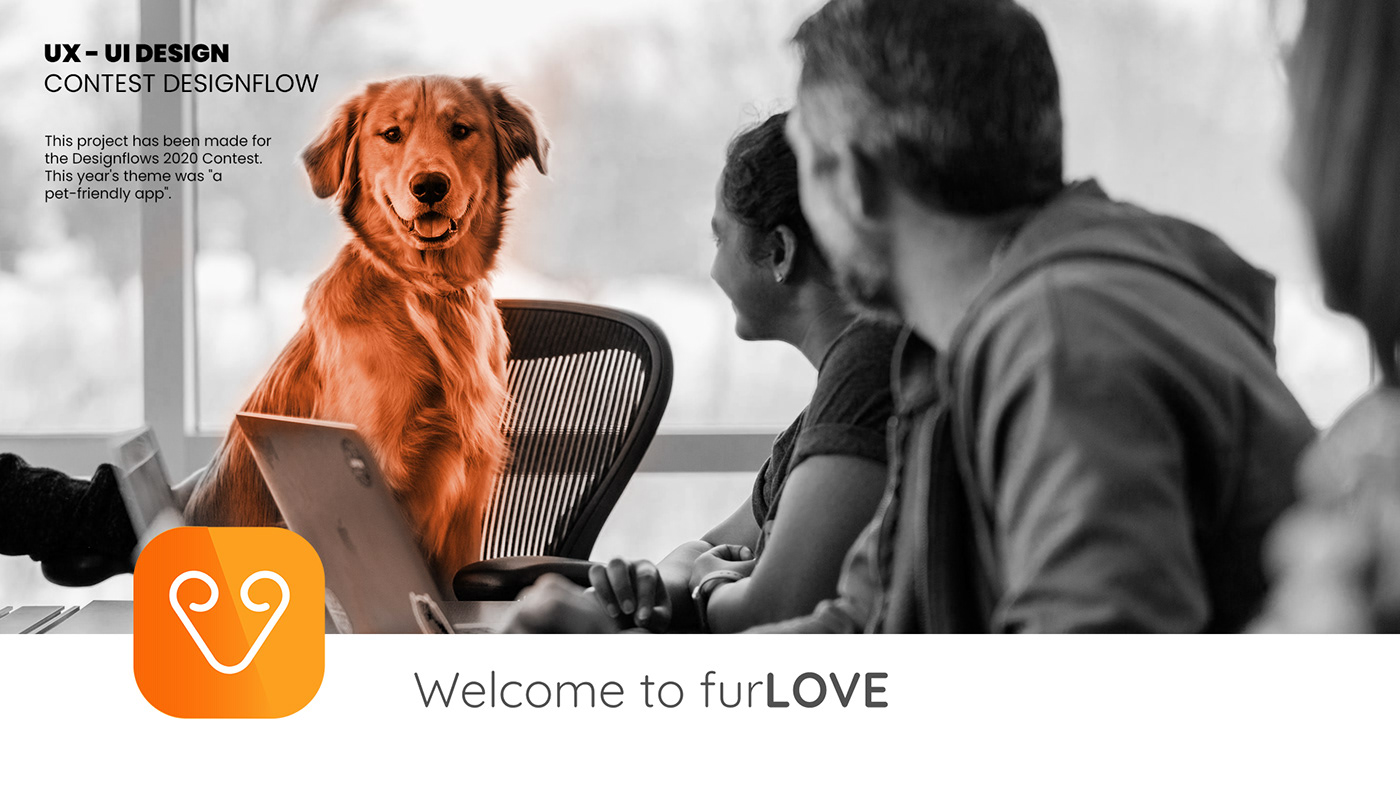 FurLove is a concept app created for all those who own an animal