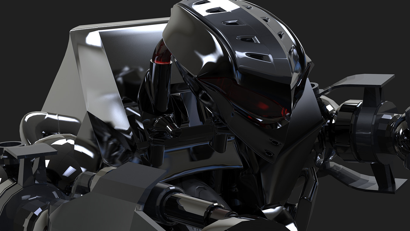Autodeskmaya 3D motorcycle robot Character characterdesigner 3dmodeling keyshot Gamer Transformation