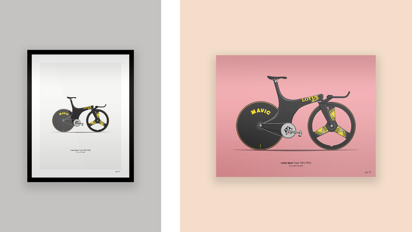 ILLUSTRATION  Bicycle Bike digital artist commission