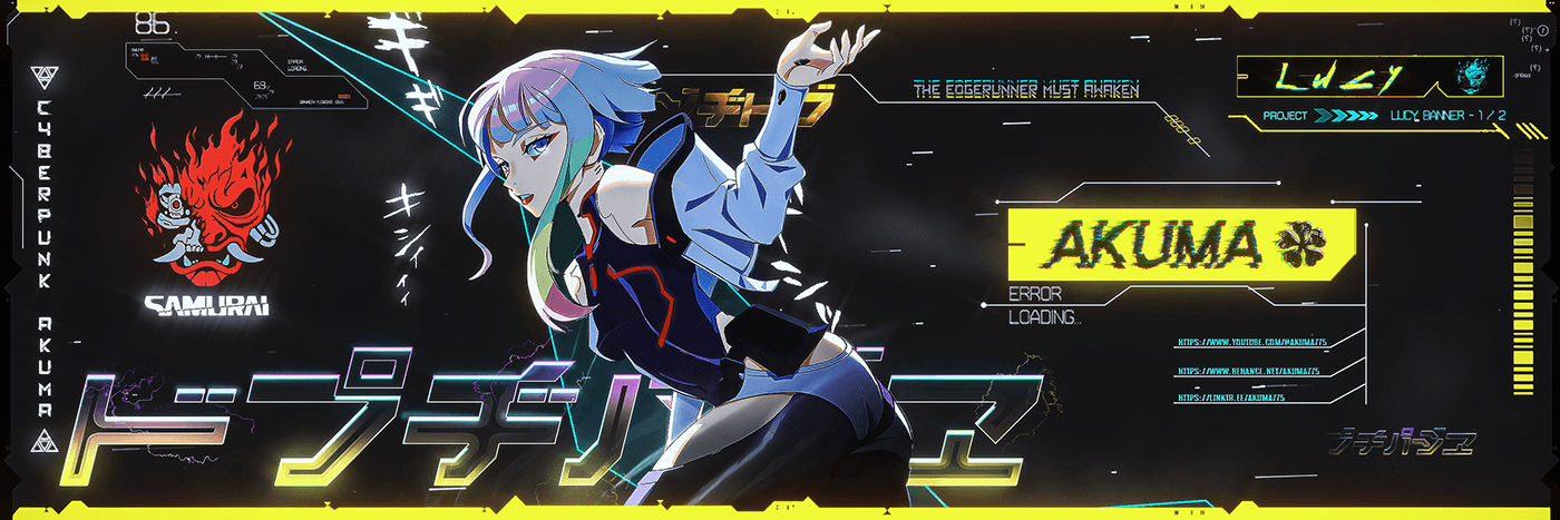 Cyberpunk cyberpunk 2077 Cyberpunk art anime Header discord banner design anime style futuristic