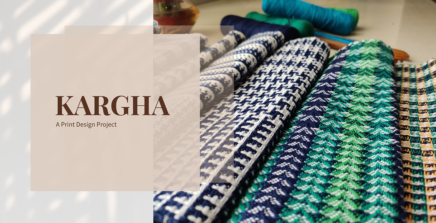 beaches entwined interlaced kargha loom sea shore textile design  weaving Yarns