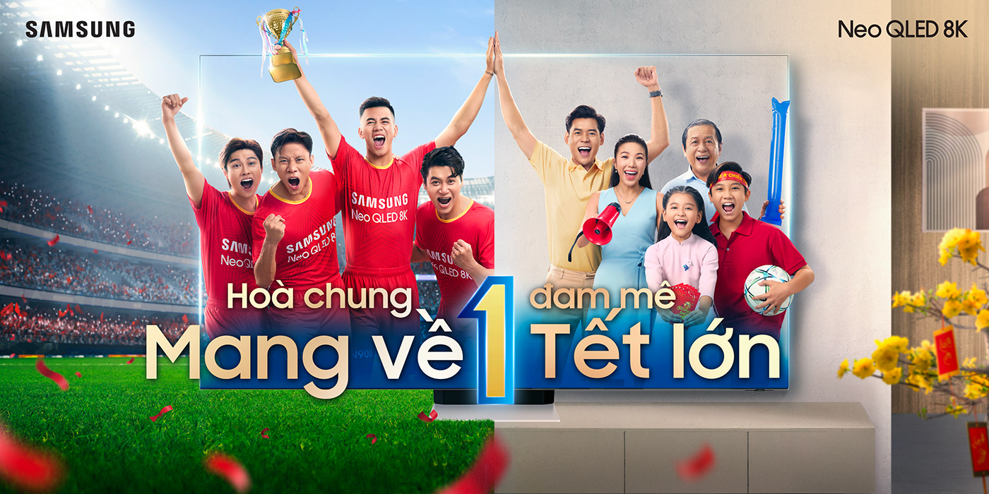 ads commercial key visual photoshoot Samsung soccer vietnam minh mi goi