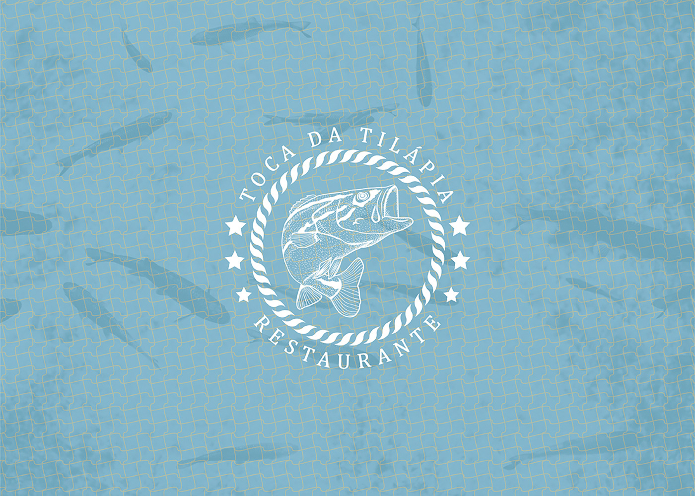 logo Logotype fish restaurant unlucky UnluckyDesign