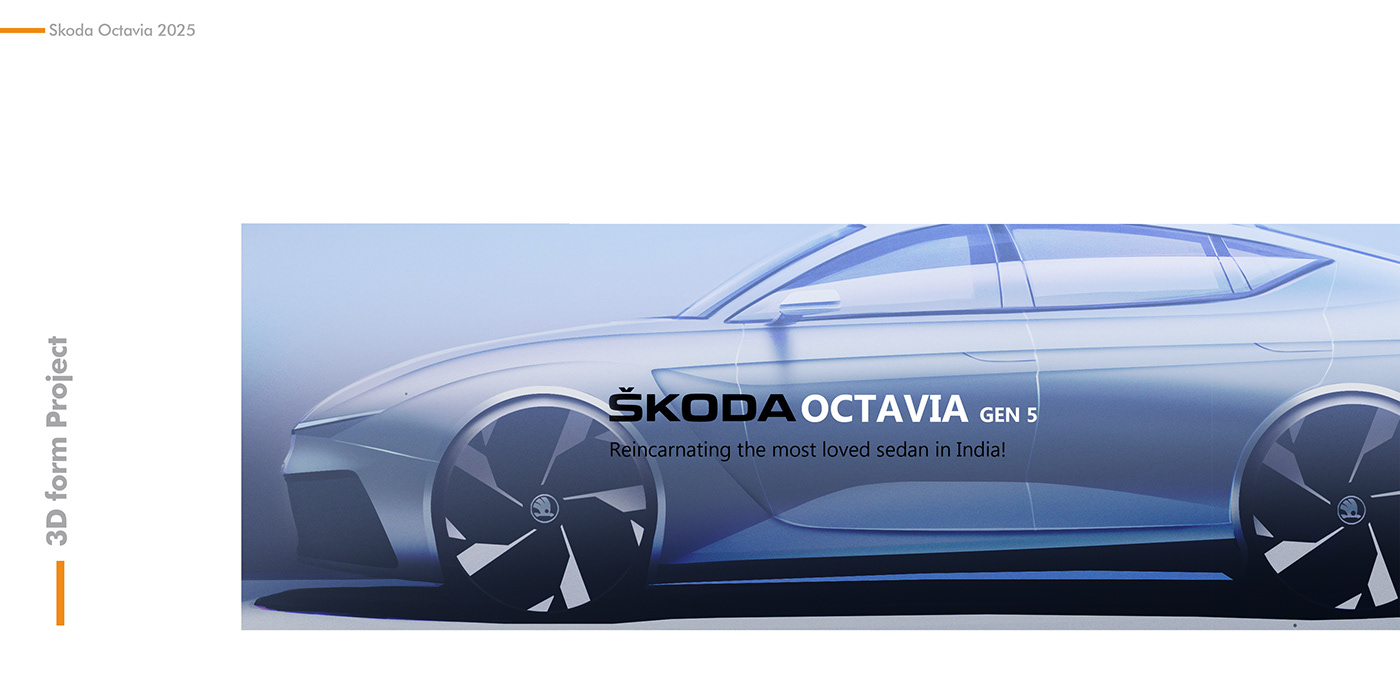 automotive   Automotive design car car design industrial Mobility Design sketching Skoda transportation Vehicle