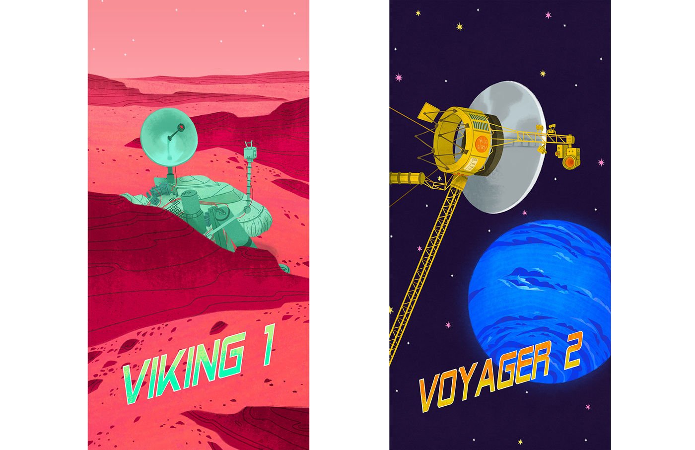spacecrafts nasa cassini voyager2 viking1 hubble Space  solar system