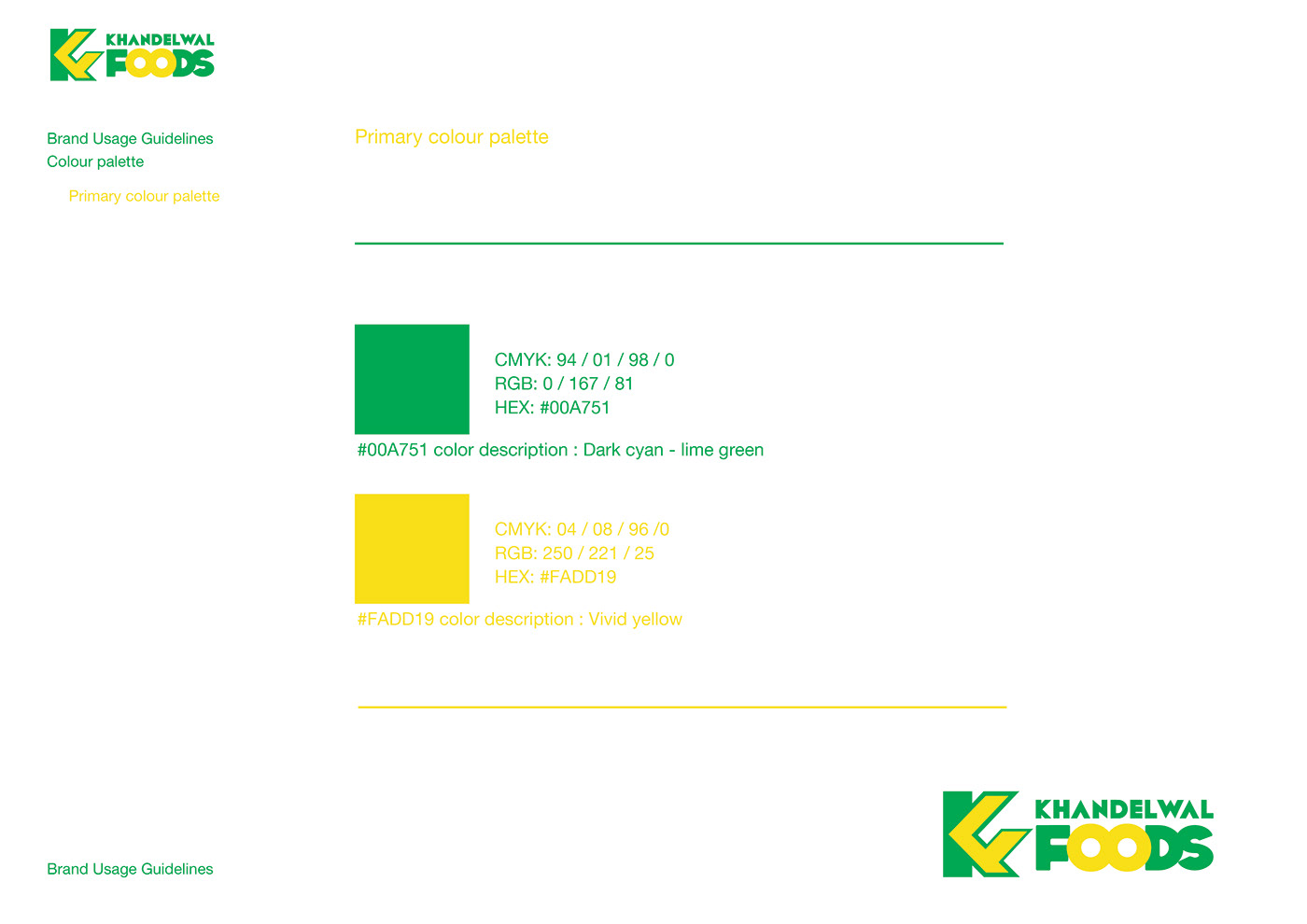logo adobe Food  branding  color green yellow Foods products minimal