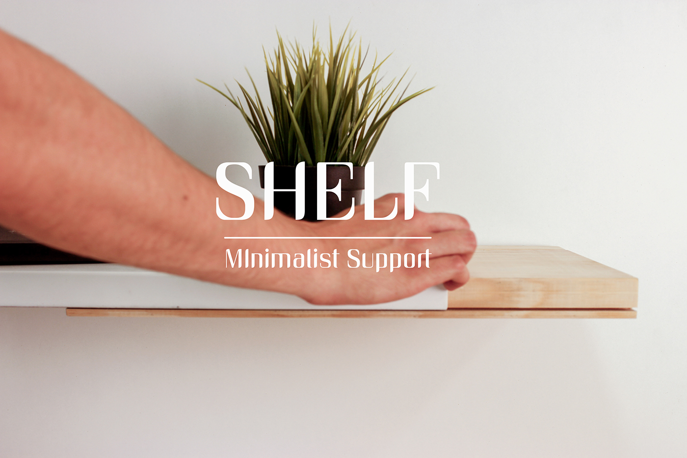 product industrial design support wood handmade wall furniture clean minimalist Shelf Minimalism extensible