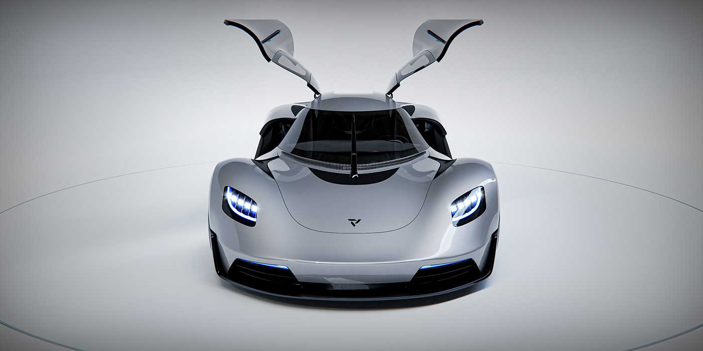 automobile automotive   Automotive design car car design CGI concept design FERRARI hypercar