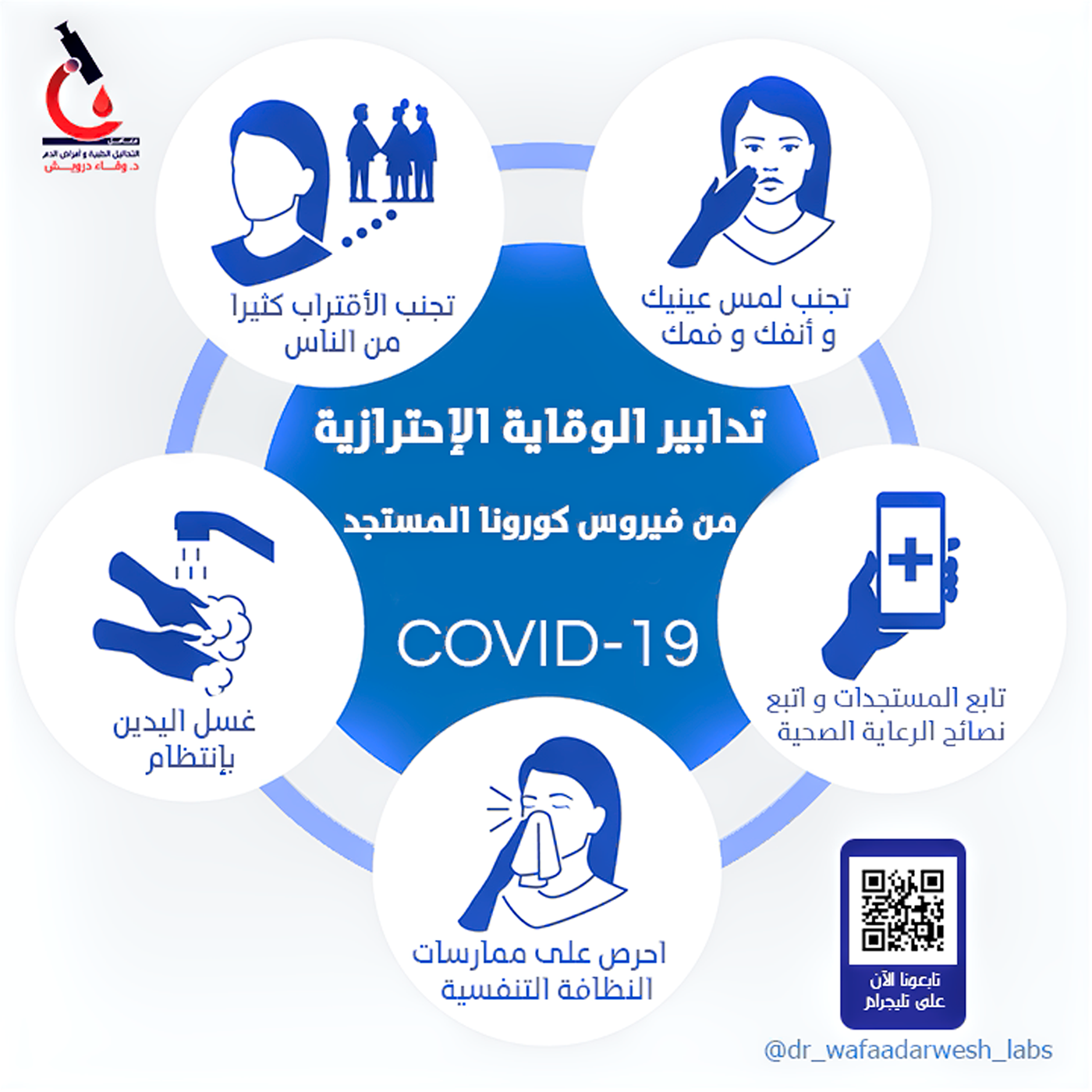 Coronavirus COVID-19 laboratory medical test معامل،معمل طبي،تحاليل