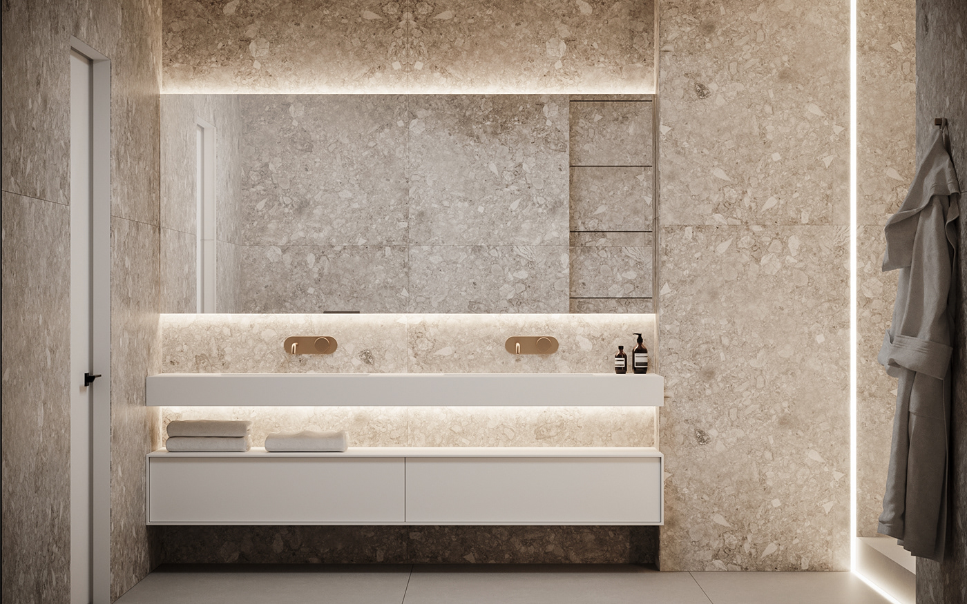 apartment design architecture modern contemporary luxury Minimalism aesthetics wood Marble