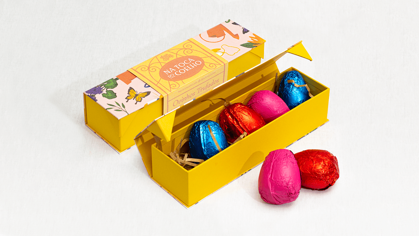 brand identity chocolate design gráfico Easter Packaging