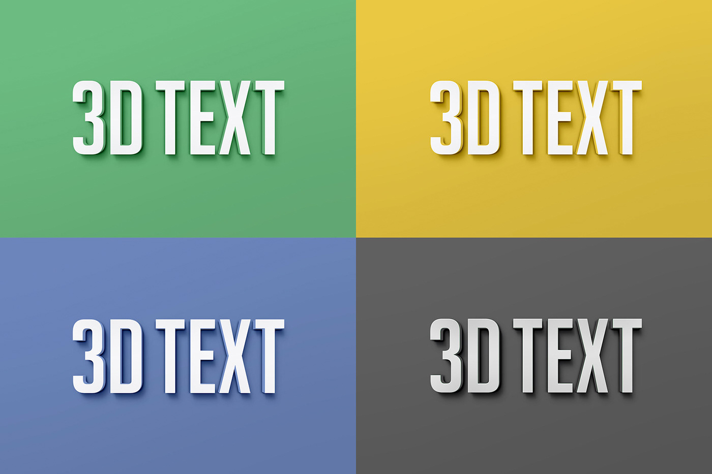 3D 3d effect 3d styles text Style clean layer styles psd styles texts 3D Texts easybrandz realistic fx depth
