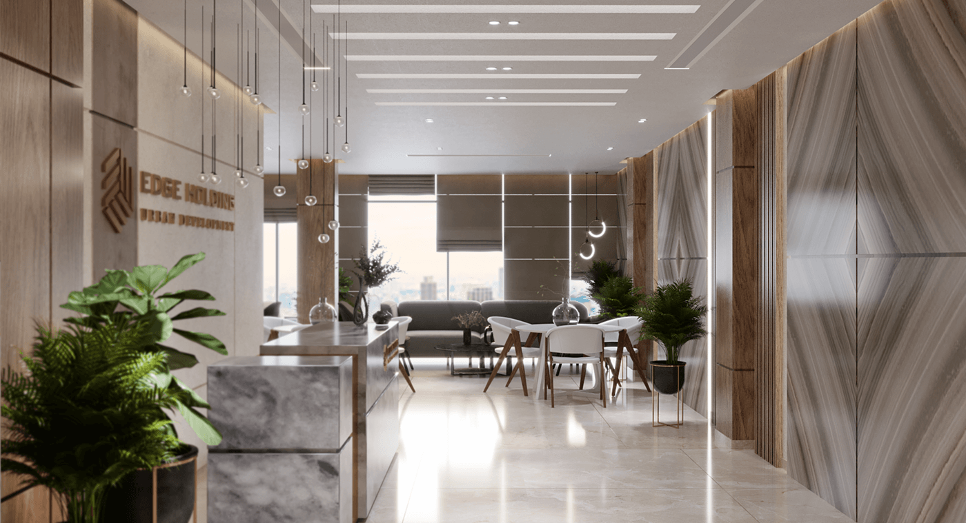 indoor architecture visualization interior design  3ds max corona CGI archviz modern 3D