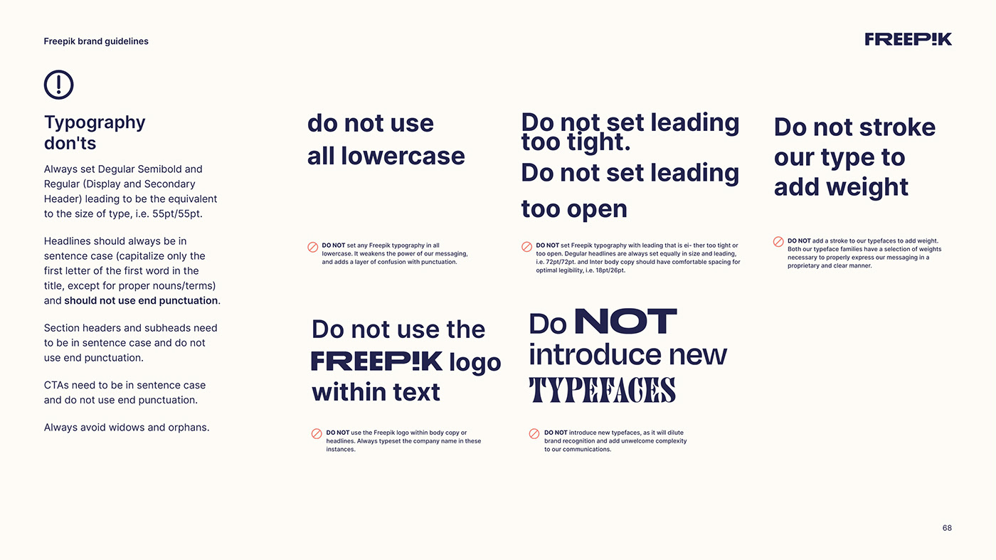 freepik brand identity logo design visual identity brand guidelines Corporate Identity brand book guidelines branding 