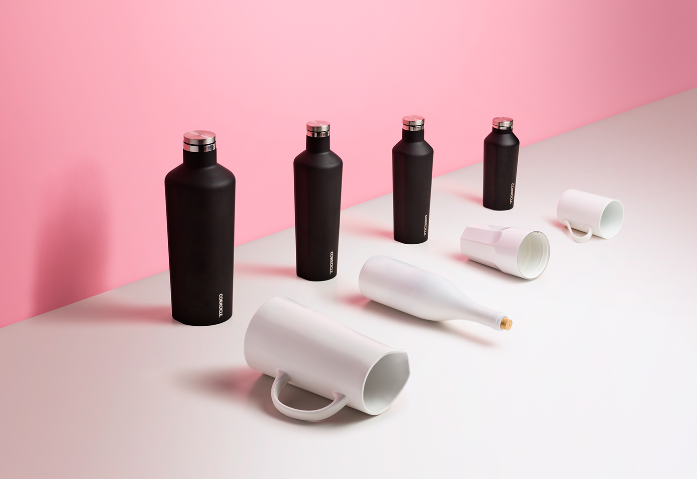 Packaging product Retail brand Photography  design Corkcicle colorful