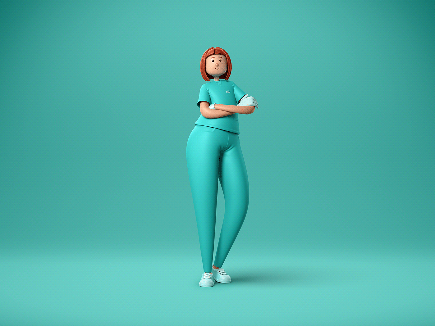 3D cartoon Character Character design  Digital Art  Health ILLUSTRATION  modeling