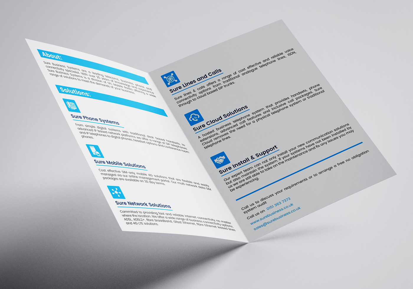 exclusive flyer gold information Technology IT Telecommunication services bifold brochure borchure