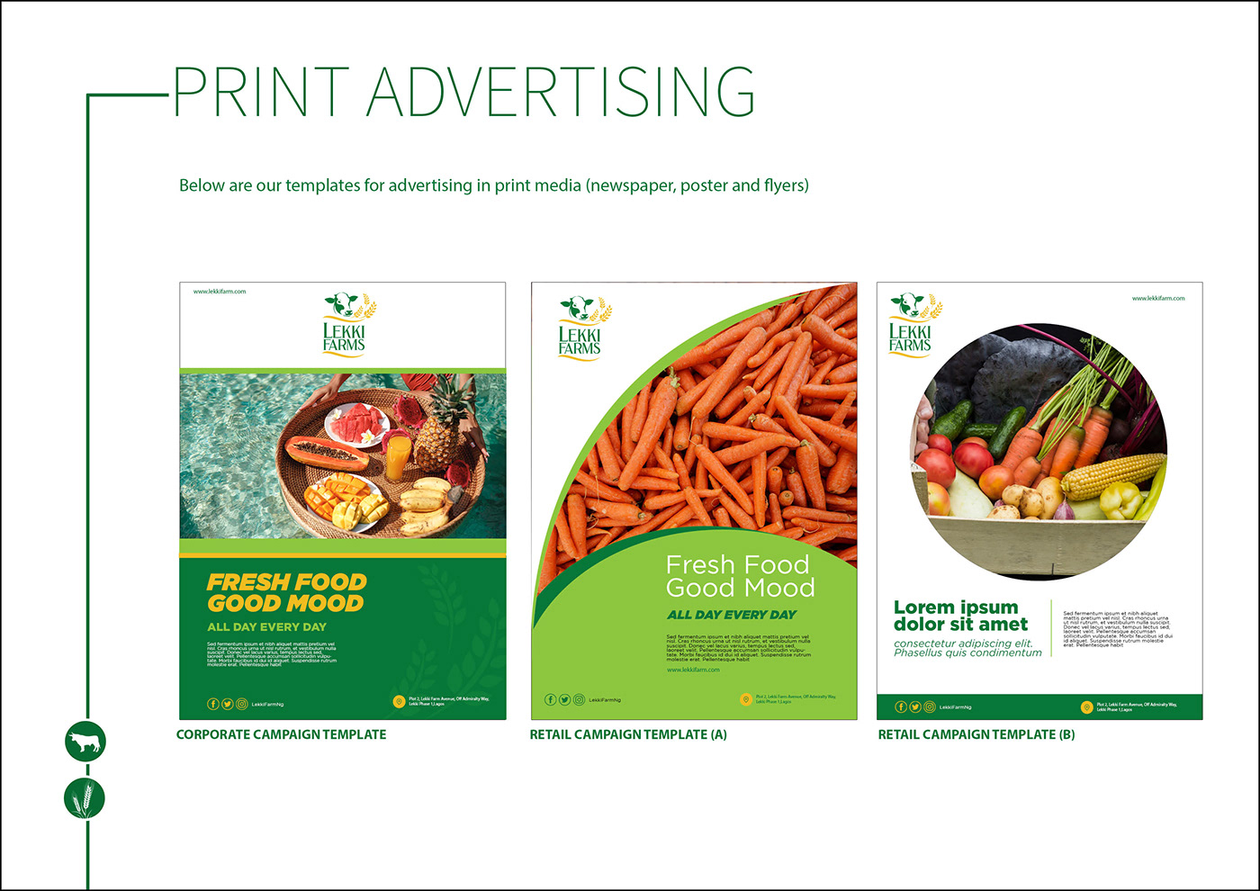 Advertising  agriculture branding  design excellence farm lekki Livestock nigeria photoshop
