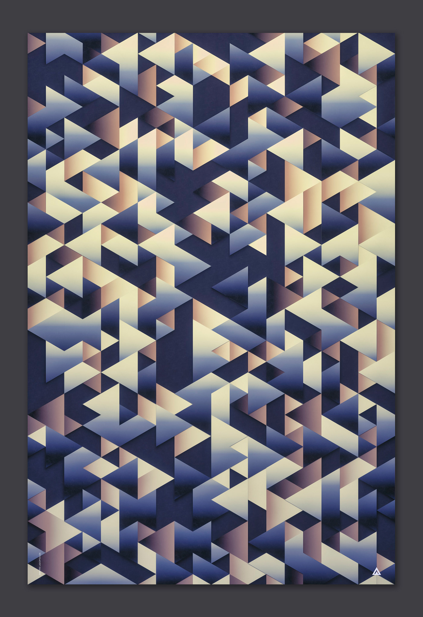 art color math motif palette pattern Procedural Theme triangle hexagon