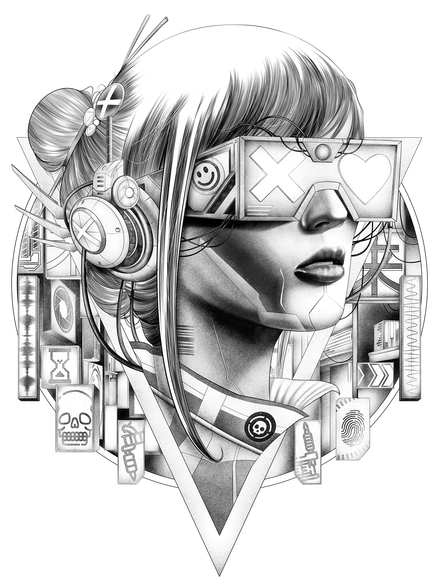 Cyberpunk futuristic tokyo