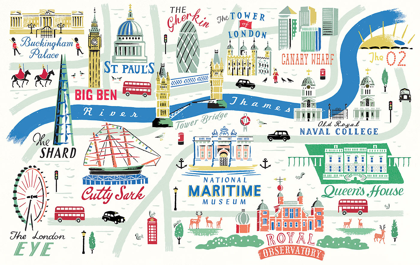 ILLUSTRATION  maps merchandise lettering