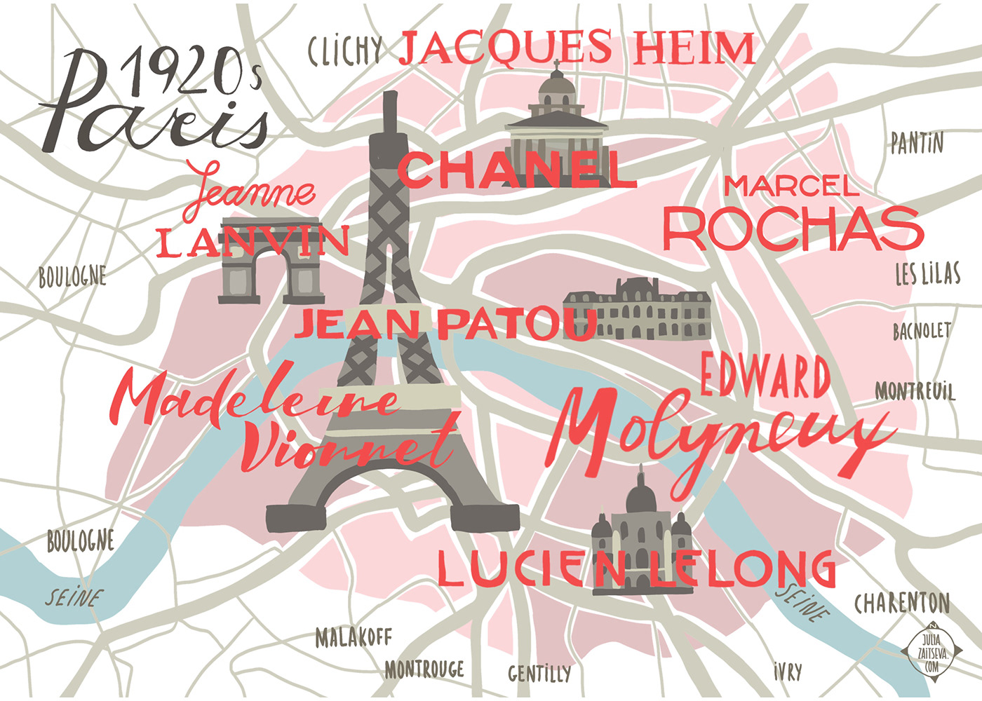 map city map Paris Fashion  history of fashion Travel Character design  cartography map design City Guide editorial tourism brand