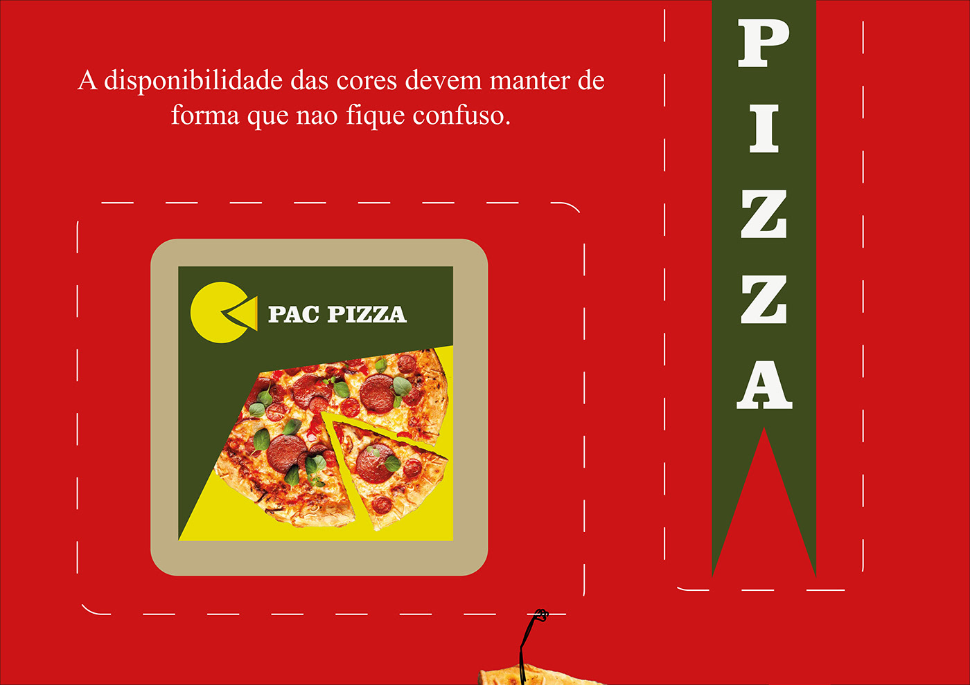 adobe illustrator cartoon design digital illustration logo miv Pacman Pizza product VIM