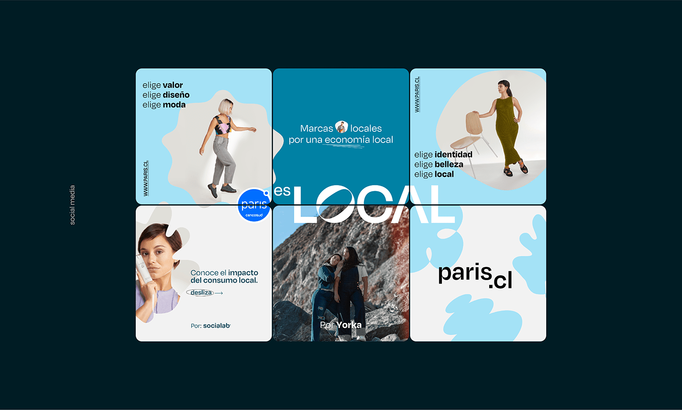 belleza Campaña deco diseño grafico identidad local moda Paris productolocal