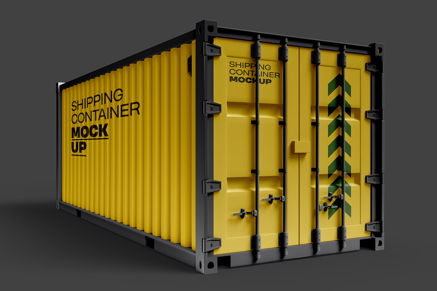 branding  container delivery design free mock-up presentation shipment Shipping Container template