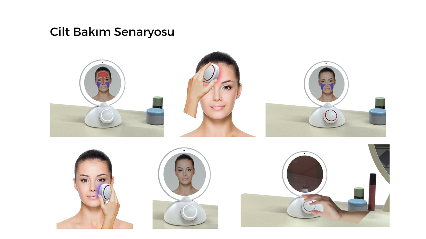 facial LED THERAPY mask skincare Smart smart care
