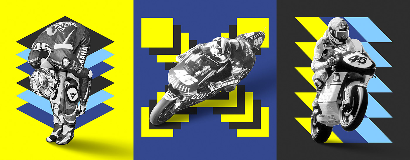 Poster artworks of Valentino Rossi