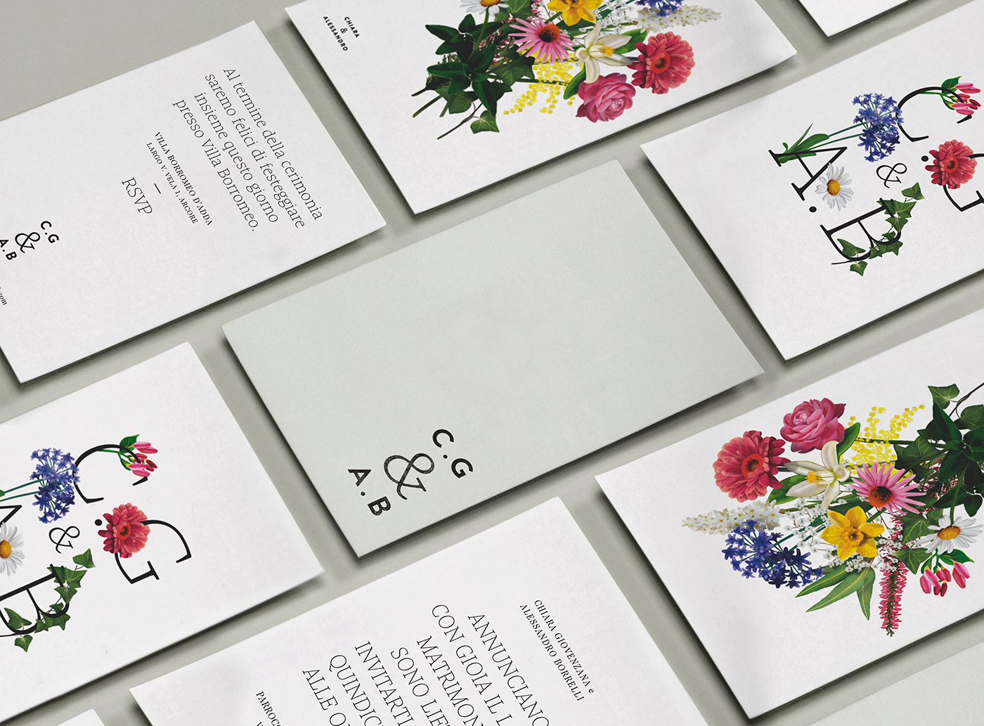 Flowers ILLUSTRATION  Invitation wedding identity married wedding invitations design invite Stationery