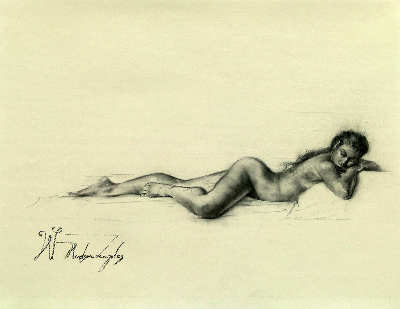 nude woman figurative