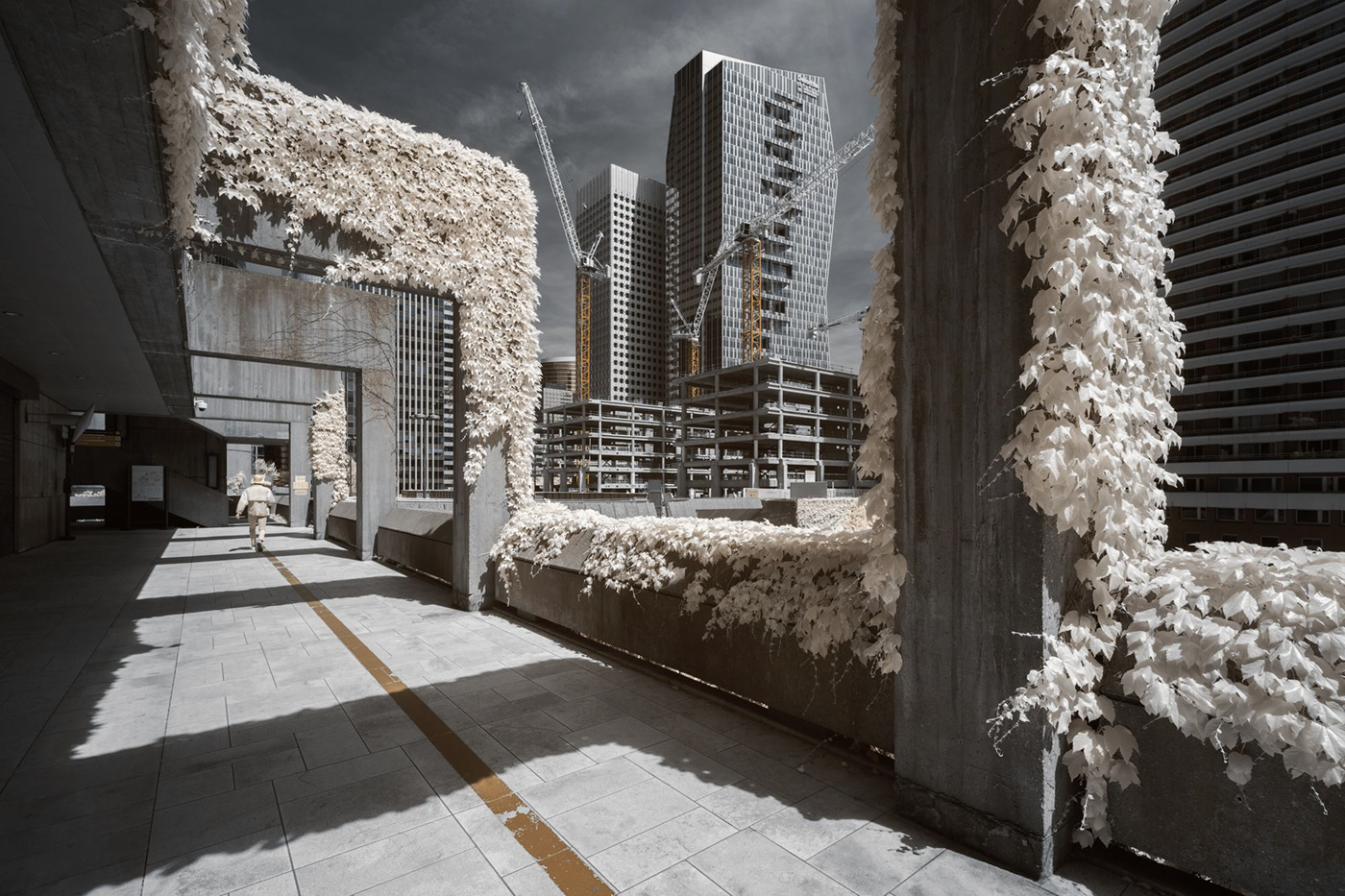 architecture Architecture Photography building france infrared infrared photography La Défense Nature Photography  Urban