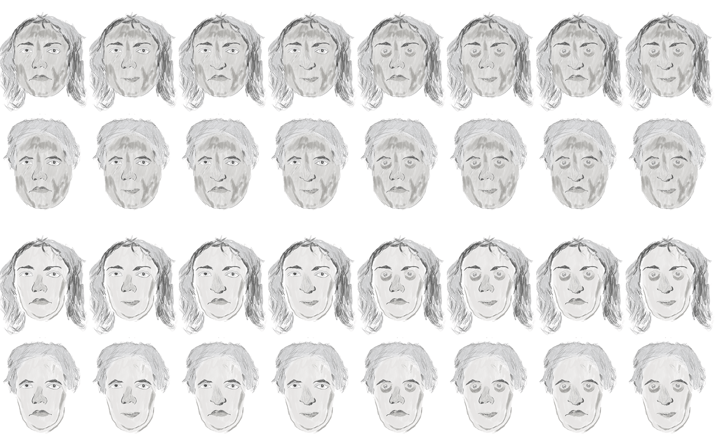 faces features genetics gif nft
